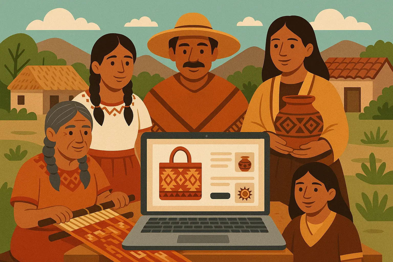 Imagen de artesanías mexicanas